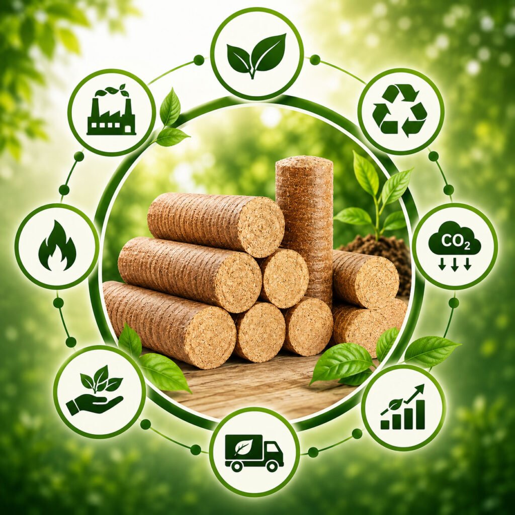 Dynamic Biomass Briquettes for industrial boilers in Bangladesh